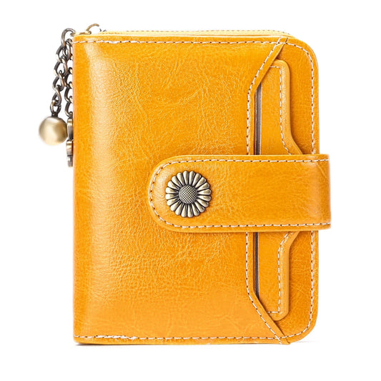 High Quality Women's Genuine Leather Wallet Female RFID Anti Theft Card Holder Coin Purse Wallets for Women Clutch Bag