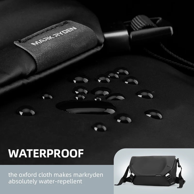 Mark Ryden 2022 New Men Shoulder Bags High Capacity Sling bag Men YKK Zipper Water Resistant Short Trip Crossbody Bag Men