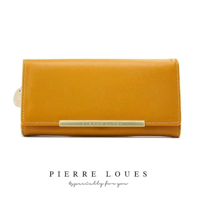 2024 New Luxury Leather Wallet for Women Many Departments Women Wallets Card Holder Purse Female Purses Long Clutch Wallets