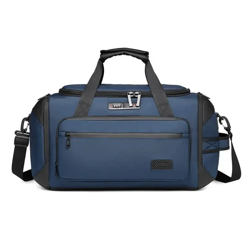 OZUKO Waterproof Bag Bagsmart Handbags Large Capacity Carry On Luggage Bags Men Business Duffel Shoulder Outdoor Tote Weekend