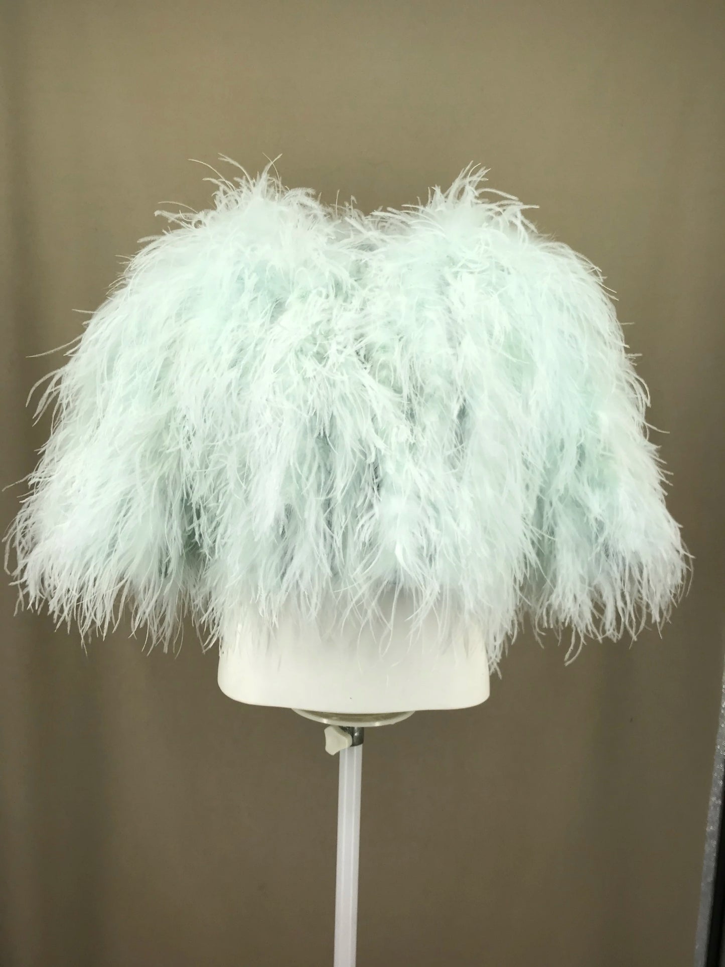 Luxurious Furry Ostrich Feather Jacket, Peach Fuzz Fashion, Wedding Party, Concert, Bride B230408, 2024
