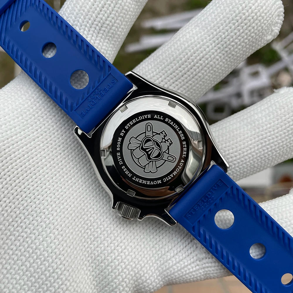 Steeldive SD1973 Men's watch Dive Watch Automatic Mechanical Men's watch NH35 V2 Bracelet 41mm Diver watch men watches
