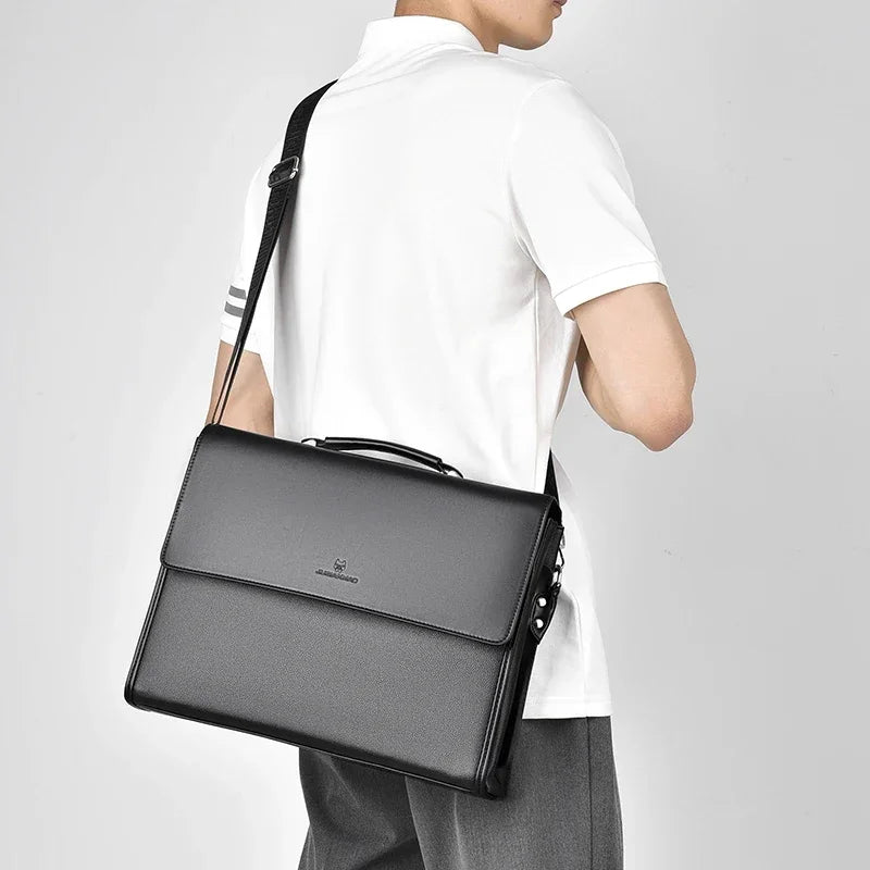 Soft Genuine Leather Men Shoulder Bag Casual Bolsos De Hombro Crossbody Bags Cowhide Sling Bag Male Black Sacoches Hommes