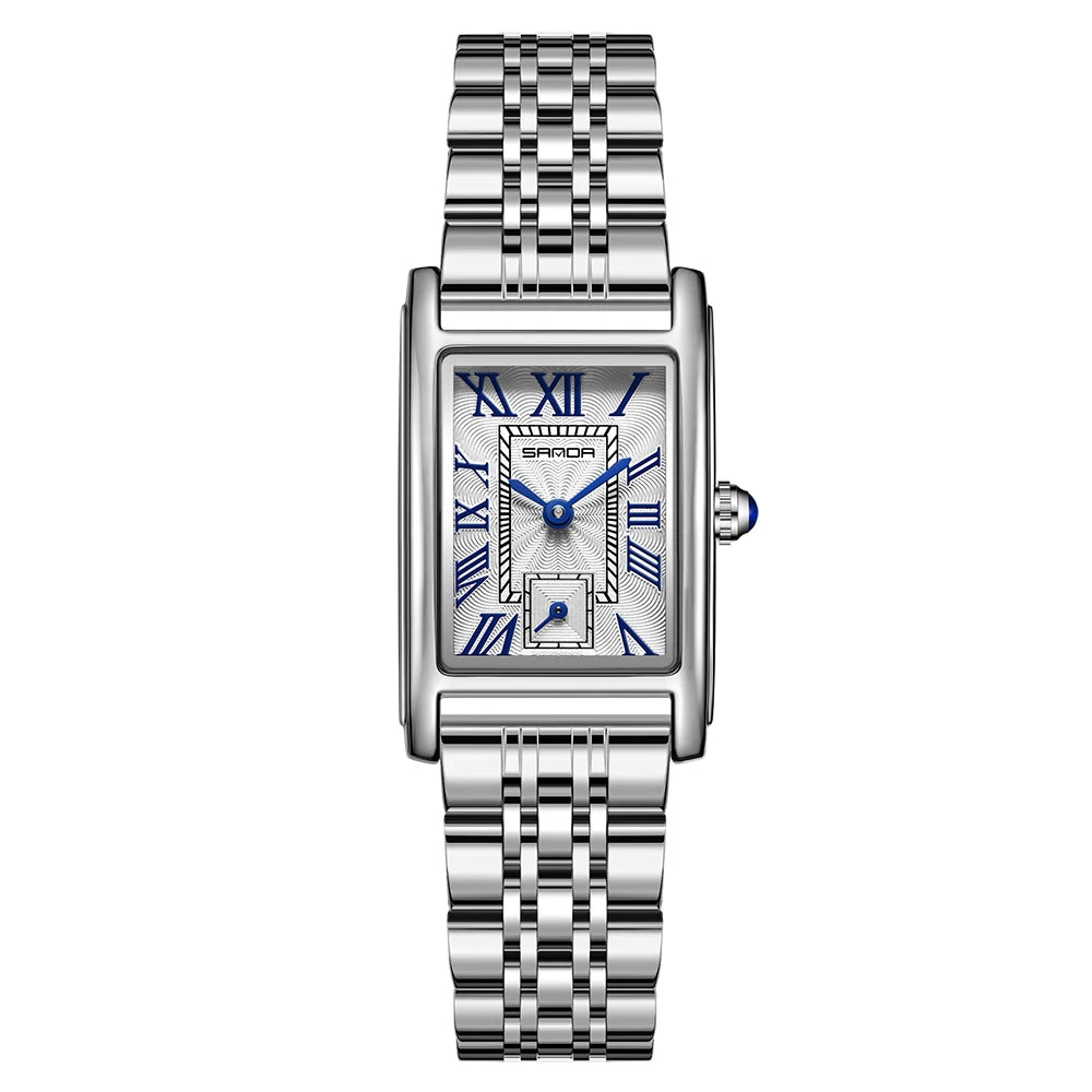 New Pagani Designs Quartz Watches For Woman Simple Rectangle Woman Watch Brown Leather Band Gifts Reloj Mujer relojes para damas