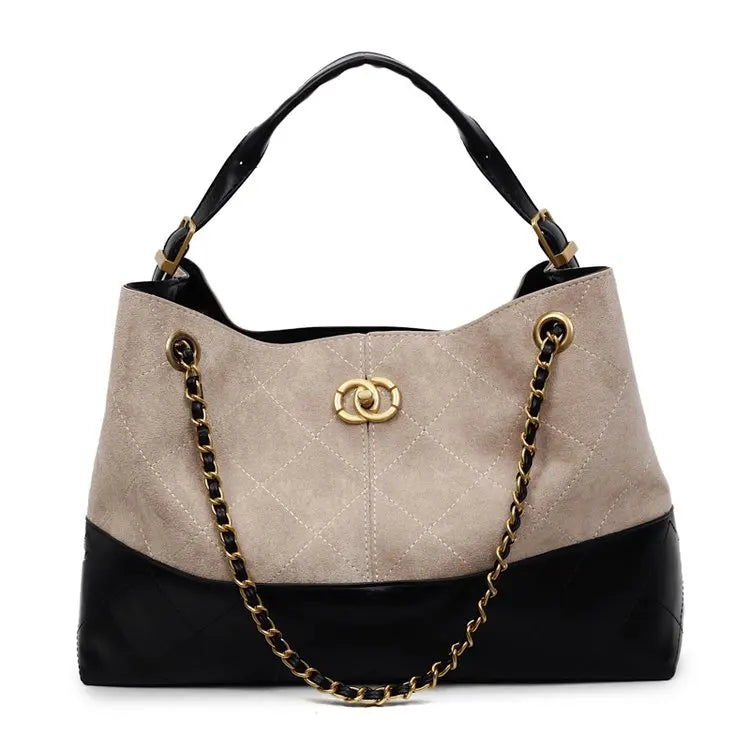Chic Women's Handbag From Famous Designer In Soft Leather With Popular Classic Appeal And Comfortable Handle