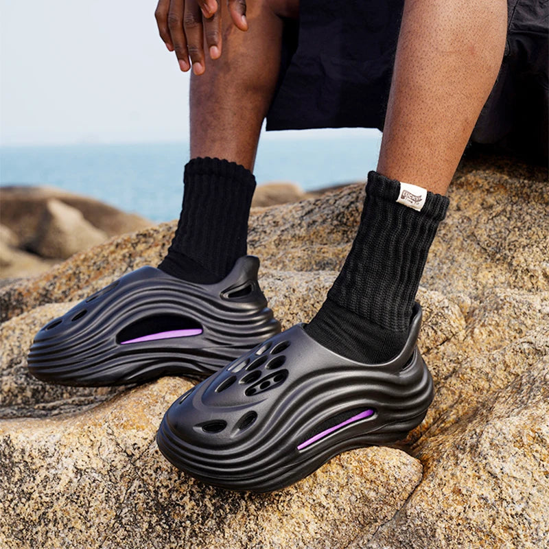 Men Shoes Slippers Men Garden Flat Sandals Platform Sandals Man Summer Sandals 2024 Male Sneakers Outdoor Flip Flops Home Clogs