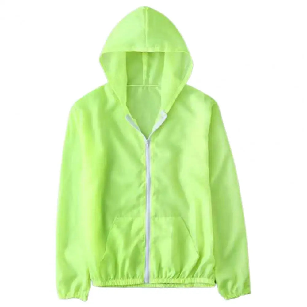 Women Men Sun Jacket Breathable Long Sleeve Zipper Coat Anti UV Sunscreen Windbreaker Hiking Jacket Sports Jacket
