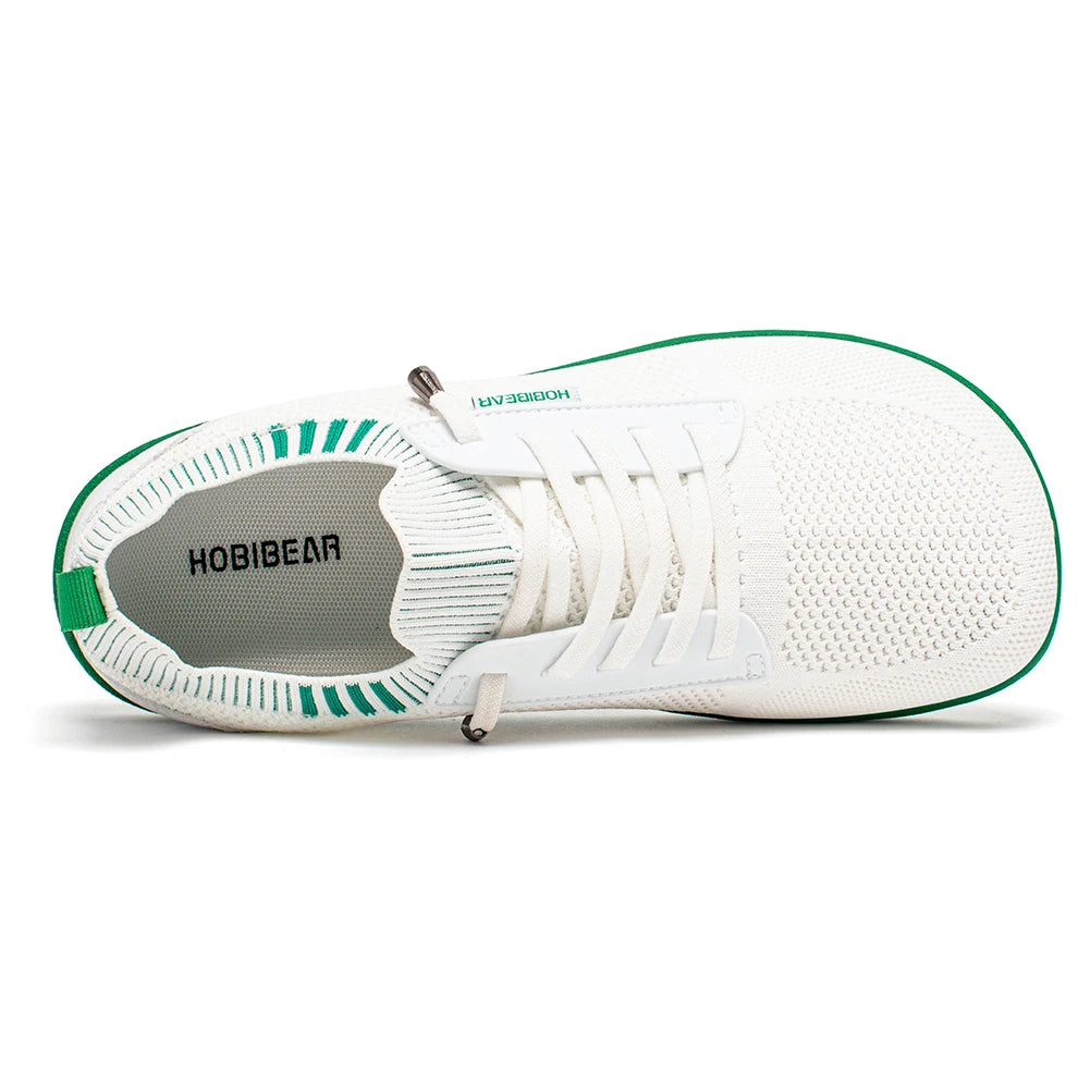 HOBIBEAR Wide Toe Barefoot Shoes Mens Womens Slip-On Minimalist Walking Sneakers Shoes | Zero Drop Sole | Breathable Mesh