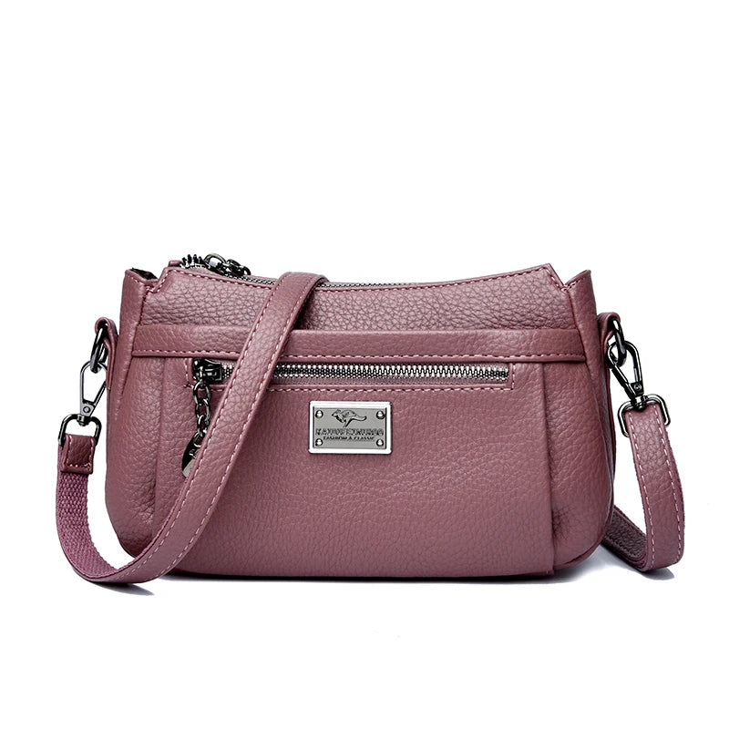 Genuine Pu Leather Luxury Handbags Women Bags Designer Crossbody Bags For Women 2025 Shoulder Bag Women Handbags Sac A Main
