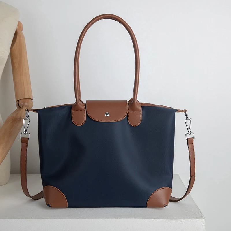 Women's Tote Bag Large Capacity Waterproof Oxford Cloth Women Shoulder Bag Luxury Designer Crossbody Bags Foldable Handbags