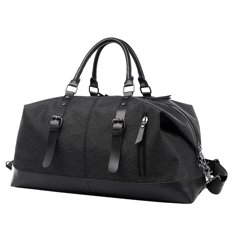 Oxford Men's Travel Duffel Bag for Male Carry On Luggage Bag Traveling Handbag Large Capacity Multi-functional Overnight Bag