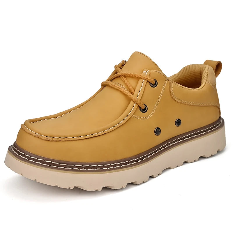 New Trend Outdoor Loafers Casual Comfortable Walking Shoes Ultralight Elegant Men's Dress Flats Thick Bottom Male Driving Shoes