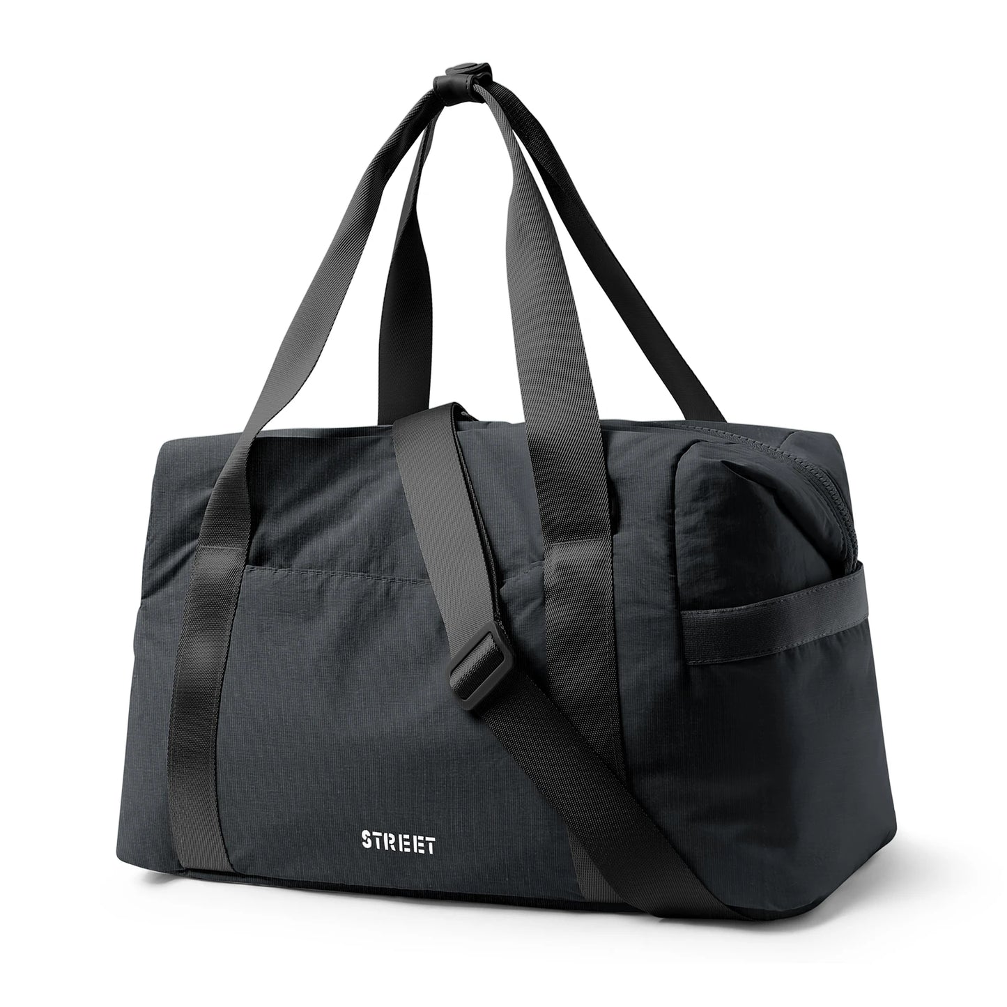 Waterproof Travel Duffel Bag, Weekender Shoulder Overnight Carry on Bags for Men Women, Sports Tote Gym Yoga Bag with Wet Pocket