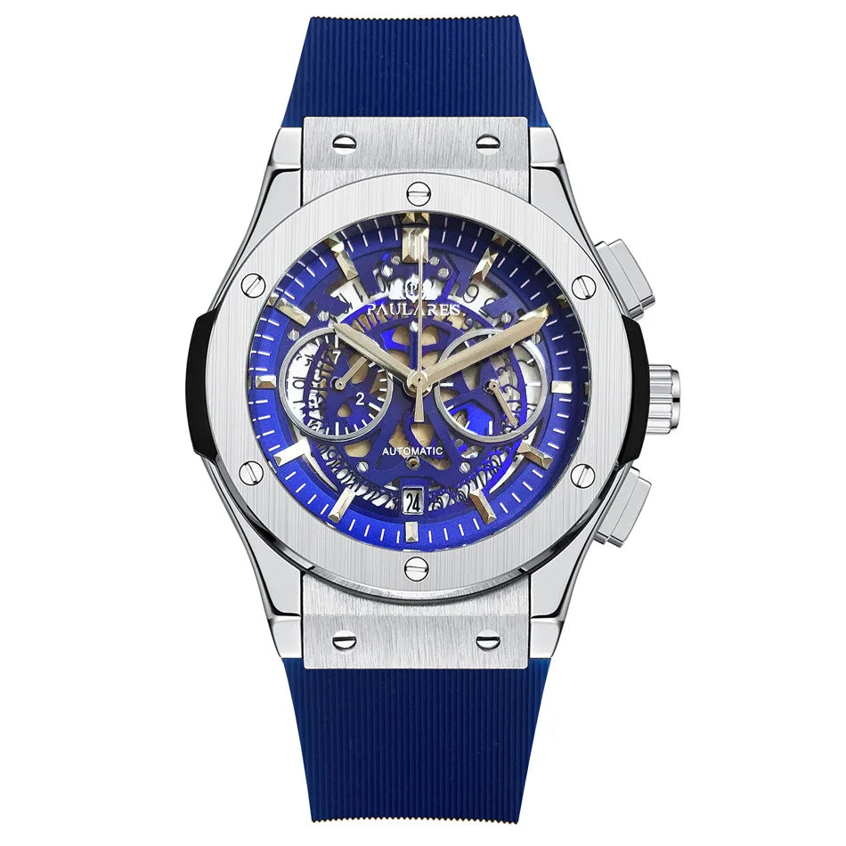 PAULAREIS P Brand Fashion Luxury Men's Quartz Watches Waterproof Luxury Watch Sport Clock Men Classic Business Wristwatch Male