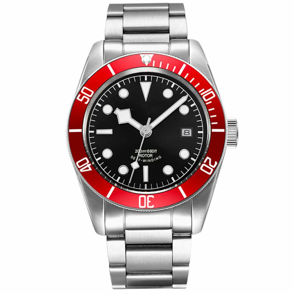 41MM Corgeut Men Mechanical Wristwatch Luxury nh35 Automatic Watches 100m waterproof Sapphire Glass Watch for Men Luminous Reloj