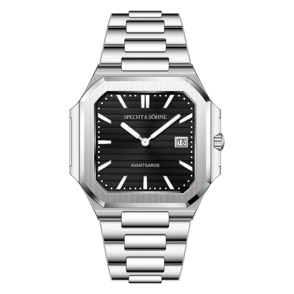 2025 New Fashion Cubic Specht & Söhne Watches For Men Ultrathin Steel Sapphire Crystal Quartz Wristwatch Relogio Masculino
