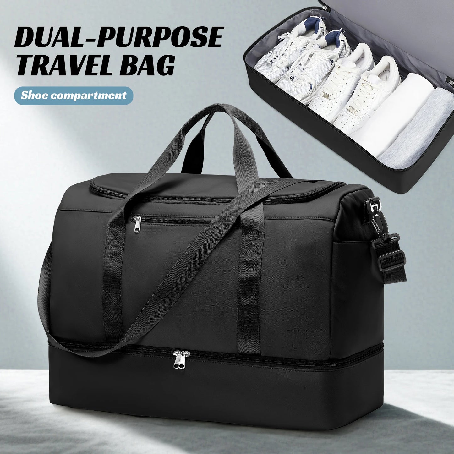 Women's Travel Bags for Luggage Handbag Large Capacity Tote Bag Airport Carry-On, Business Trip, Sports Bags，Hospital Holdalls ﻿