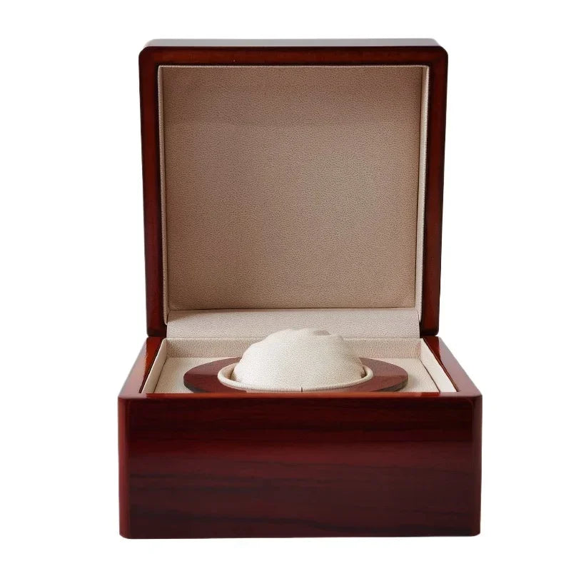 Luxury Black Red Watch Box Handmade Wooden Lacquer Watch Storage Boxes Ring Jewelry Organizer Display Cabinet Decoration Gifts