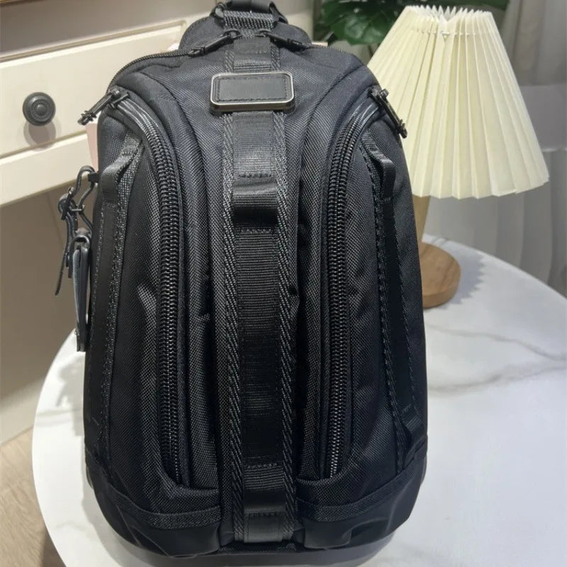 Ballistic Nylon Shoulder Bag ALPHA Men's Chest Bag Multifunctional Backpack IPad Crossbody Bag 232743