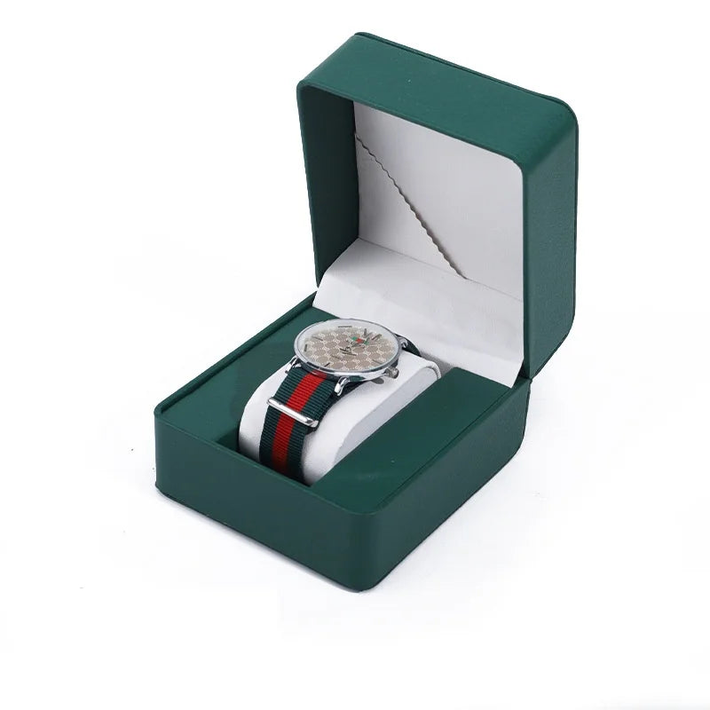 Embers Watch Box Men Women Watch organizer Green Red Black Jewelry Watch storage case Watch gift box