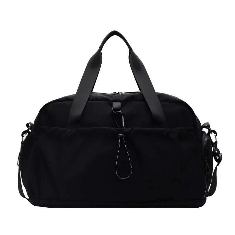Large-capacity short-distance travel bag, lightweight, fashionable and versatile sports bag, dry and wet separation travel bag
