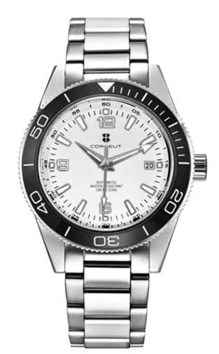 Luxury Corgeut Men's Watch 41mm Ceramic Bezel Waterproof 100m Sapphire Mechanical Diver Military NH35 8215 Automatic RELOJ