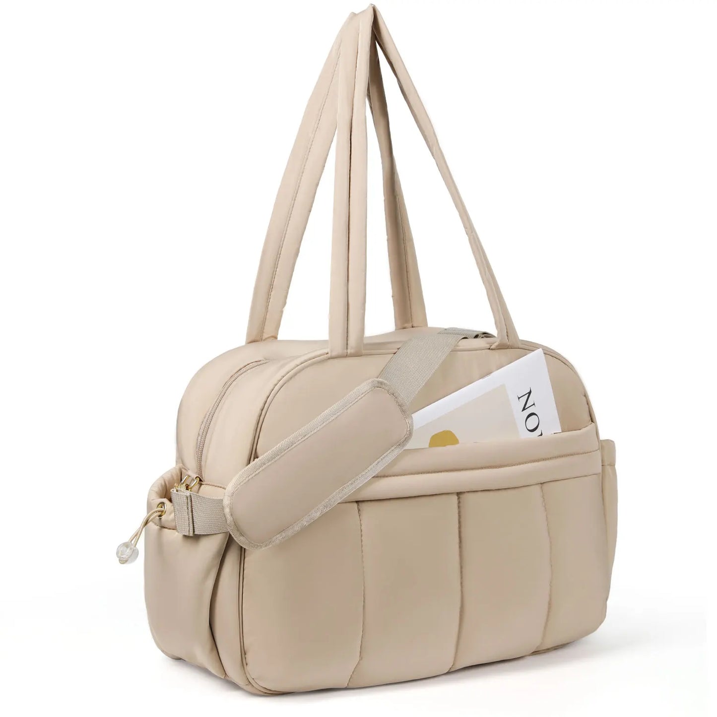 Weekender Bags Quilted Travel Duffel Bag,Large Puffer Duffle Bag,Travel Gym Weekend Workout,Carry on Bag for Airplanes