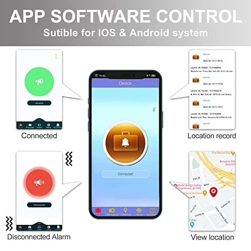 Billetera con gps Tracker Card Android And IOS,Smart Wallet for Men Best 2025 New Fathers Day Gift Birthday Gifts For Dad