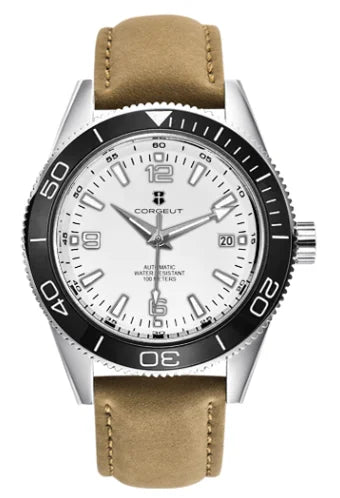 Luxury Corgeut Men's Watch 41mm Ceramic Bezel Waterproof 100m Sapphire Mechanical Diver Military NH35 8215 Automatic RELOJ