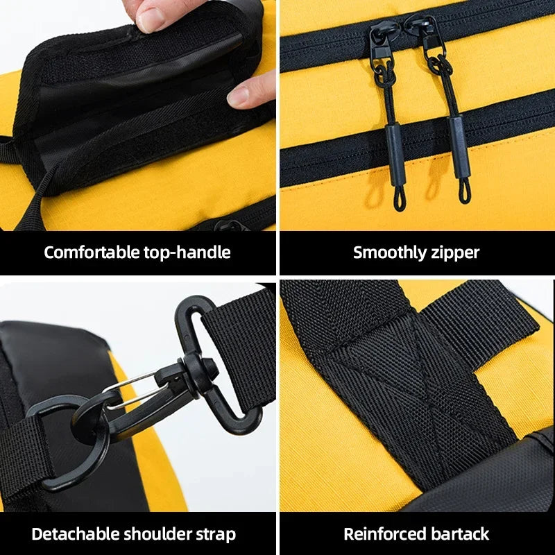 Sport travel bag Waterproof Gym Bags Fitness Training Shoulder bags Dry Wet Separation Basketball backpack Large Duffel Handbags