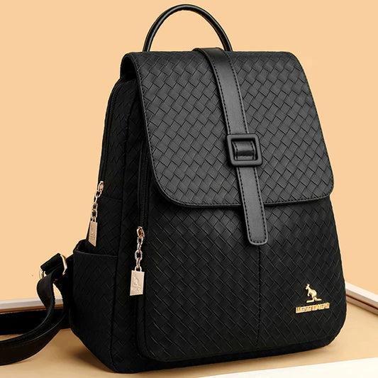 Women's Backpack Travel Large Backpack PU Leather Handbag Schoolbag Mochila For Girls Women's Bag Female Shoulder Back Sac A Dos