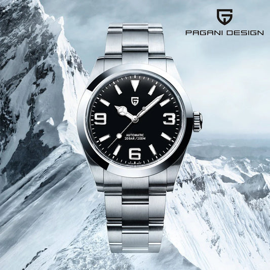 PAGANI DESIGN PD-1692 Men Mechanical Wristwatches Luxury Sapphire Glass AR Coated Automatic Watches 20bar Waterproof Watch Men