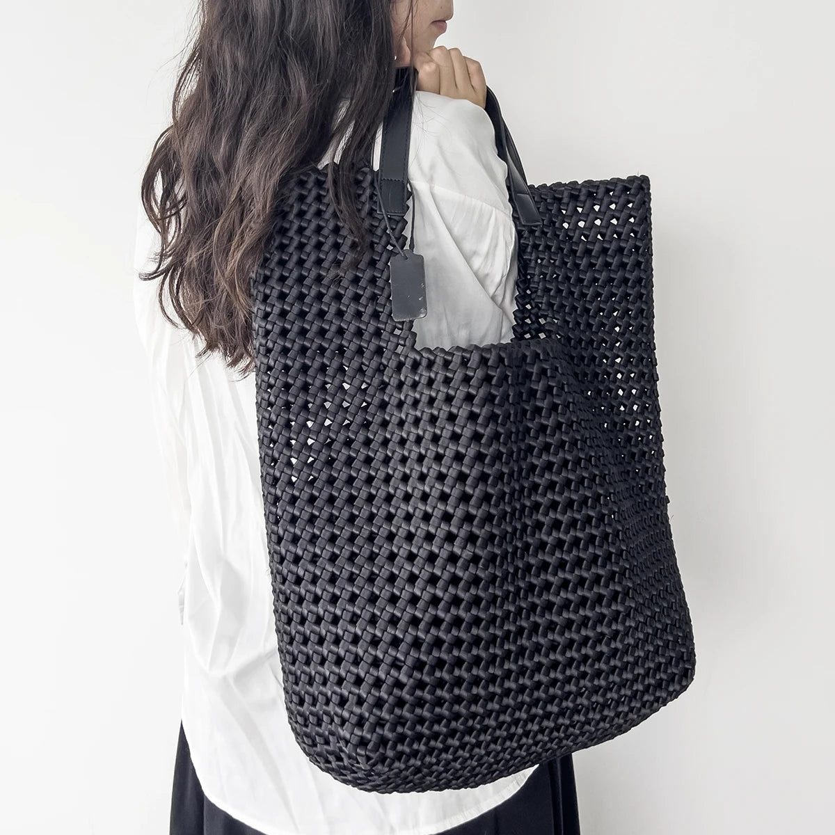 Women's handbag designer luxury bag festa bag Neoprene woven bag Large women's bag Tote bucket bags Mistress gift handbag