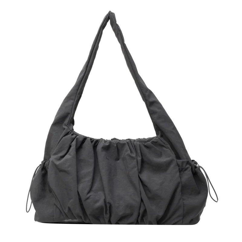 Hot Selling Fashion Nylon Pleated Women's Crossbody Bag 2025 New Casual Trend Versatile Large Capacity Tote Women's Shoulder Bag