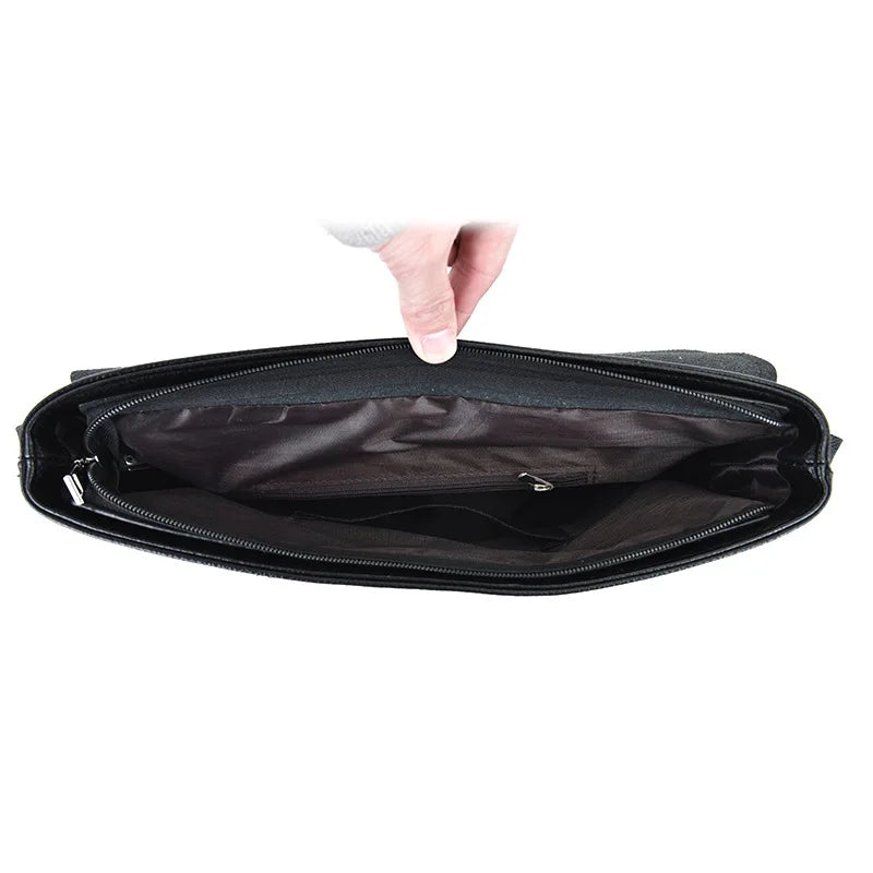 Luxury Men Boy Leather Shoulder Bag Big Capacity Crossbody Designer Messenger Bags Male Luxurious Brand Men's Small Handbag