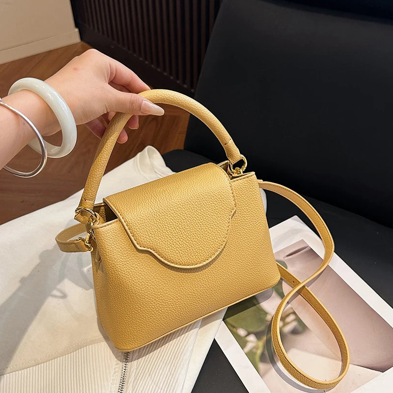Classic and Popular Tote Bags for Women, Leather Messenger Handbag, Elegant Crossbody Bag From Luxury Brand