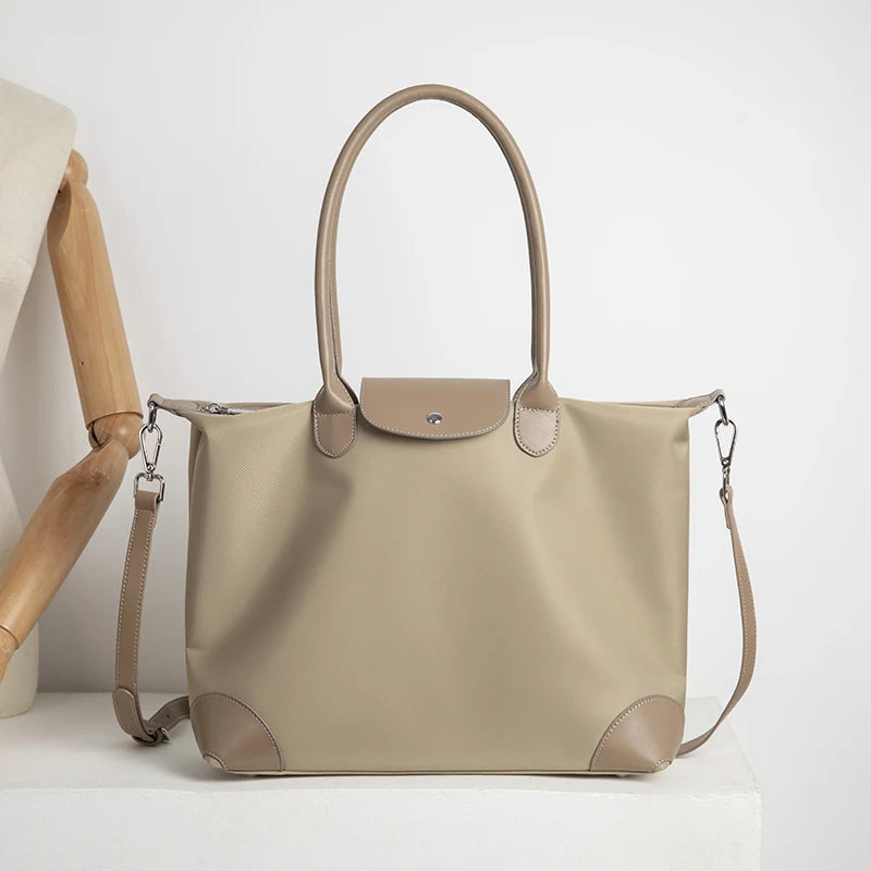 Women's Tote Bag Large Capacity Waterproof Oxford Cloth Women Shoulder Bag Luxury Designer Crossbody Bags Foldable Handbags