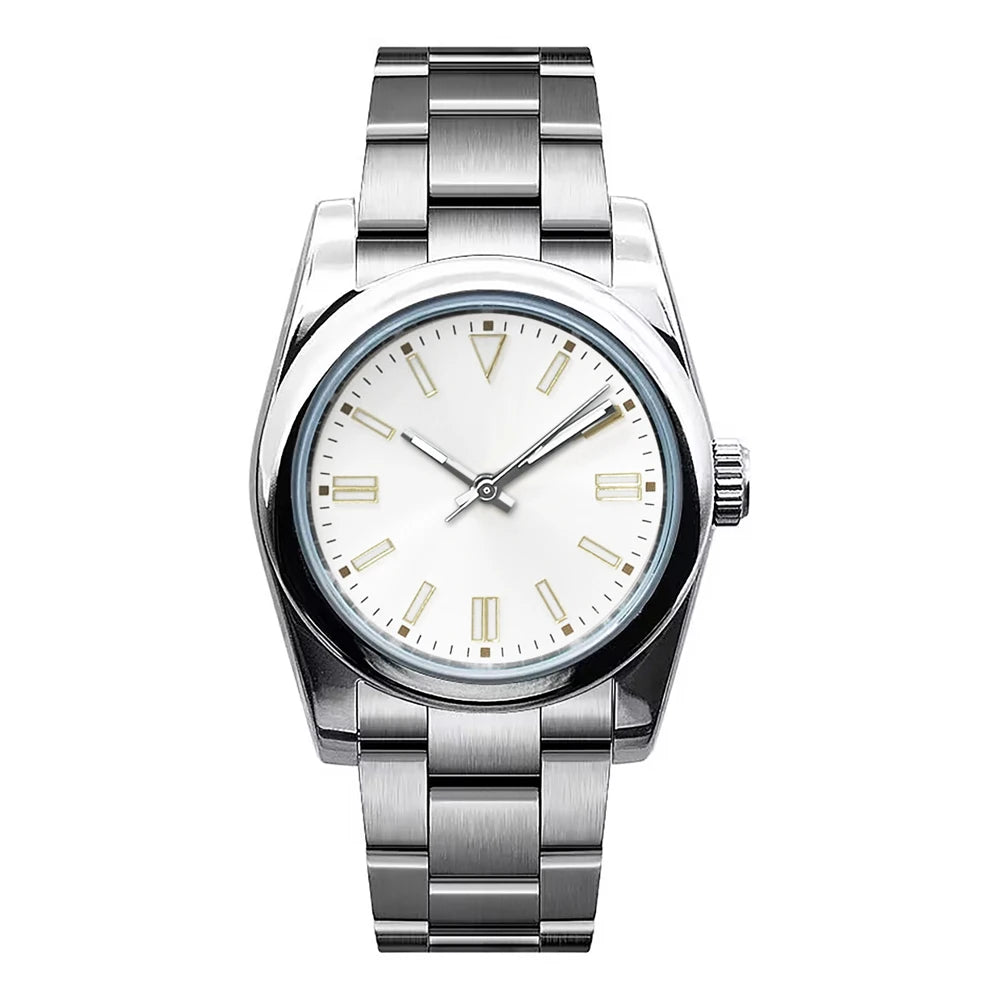 Custom NH35 Men Watch Luxury Sapphire 36MM/40MM Automatic Mechanical Wristwatches 100M Waterproof Luminous Dress Reloj Hombre