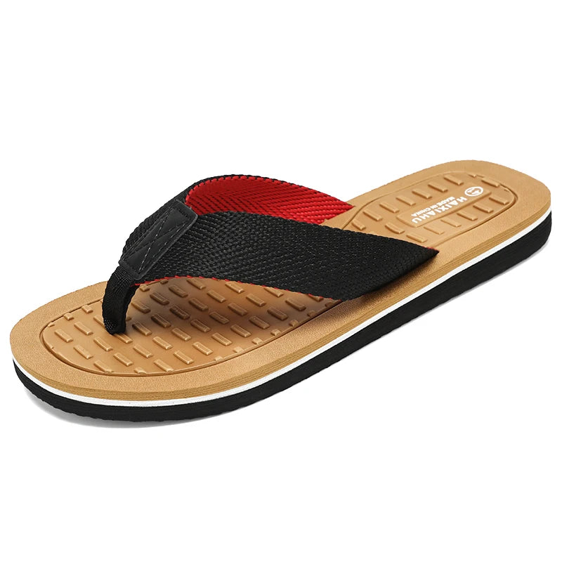 New Sandals Shoes Men Summer Men Flip Flops High Quality Beach Sandals Anti-slip Zapatos Hombre Casual Shoes 2025 Man Slippers