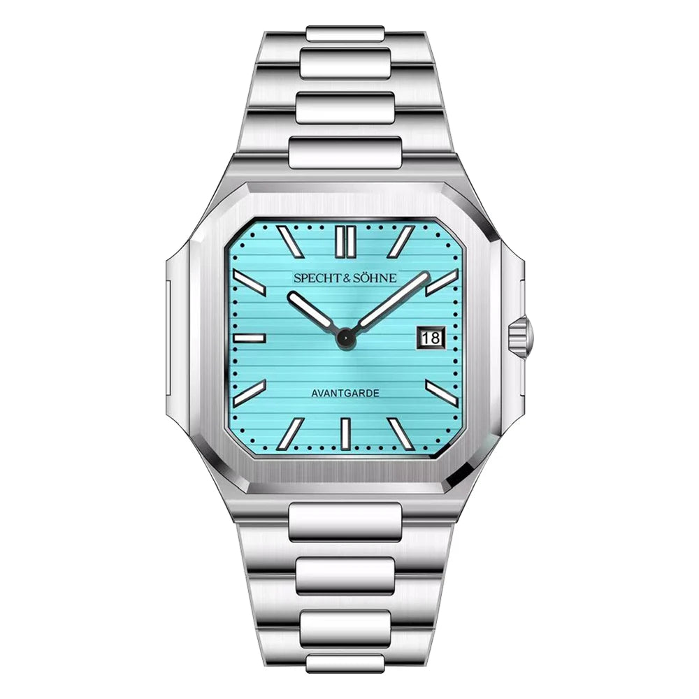 2025 New Fashion Cubic Specht & Söhne Watches For Men Ultrathin Steel Sapphire Crystal Quartz Wristwatch Relogio Masculino