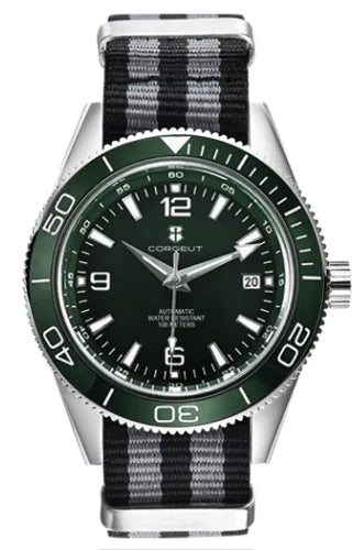 Luxury Corgeut Men's Watch 41mm Ceramic Bezel Waterproof 100m Sapphire Mechanical Diver Military NH35 8215 Automatic RELOJ