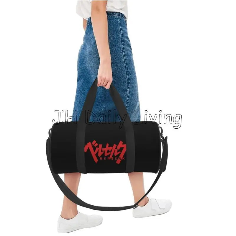 Japan Anime Berserk Gym Bag Fashion Street Waterproof Sports Bags Large Capacity Travel Handbag Novelty Fitness Bag for Couple