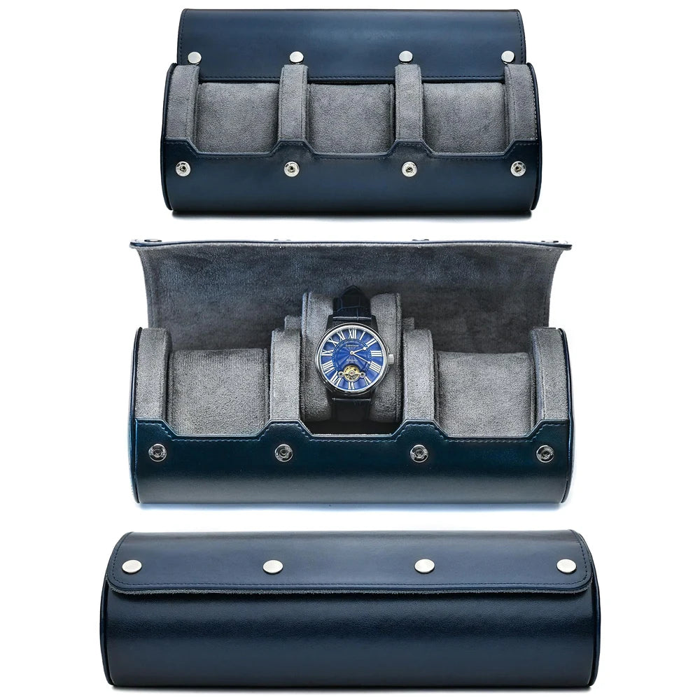 Watch Case Travel Organizer - Watch Roll Case - 3/6 Watch Case Display Storage - Watches Accessory Gift -Watch Organizer for Men