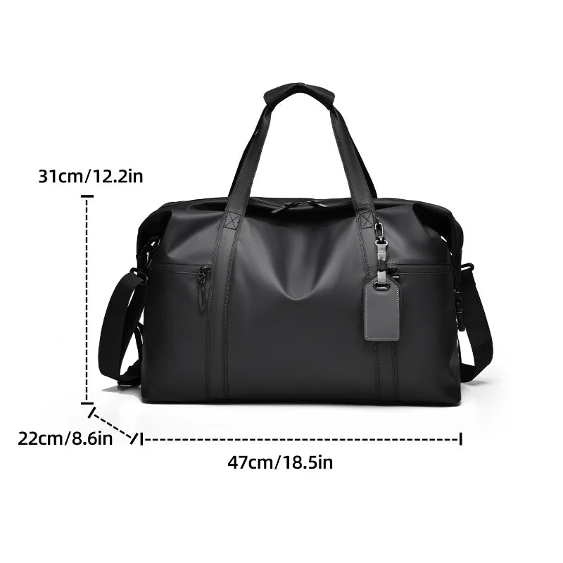A 15.6 Inch Male And Female Wear Resistant Multi-Functional Large Capacity Fashion Solid Color Casual Daily Shoulder Bag