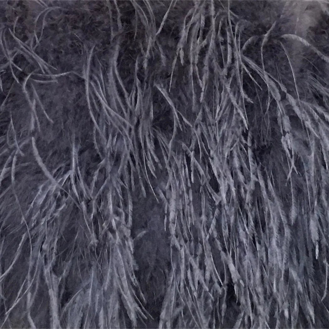 Luxurious Furry Ostrich Feather Jacket, Peach Fuzz Fashion, Wedding Party, Concert, Bride B230408, 2024