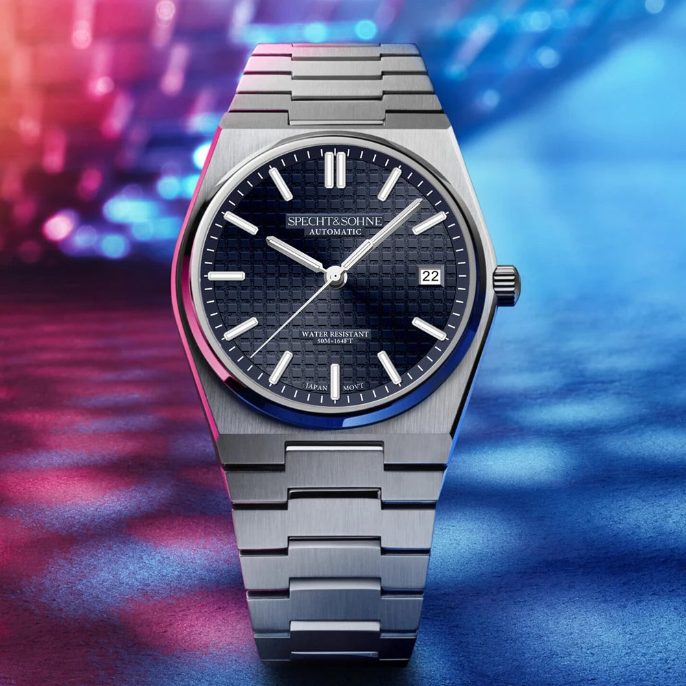 Specht&Sohne New Arrivals Men's Watch Miyota 8215 Automatic Mechanical Watches Stainless Steel 50M Waterproof Relogio Masculino