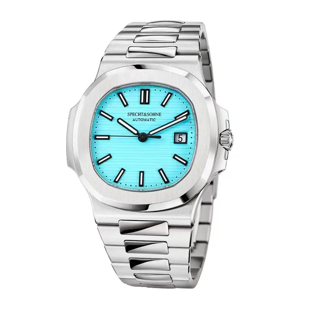 Specht&Sohne New Mess Pink Color Mechanical Watches For Men Japan Miyota 8215 Automatic Watch Sapphire  Steel Classic 5711 Clock