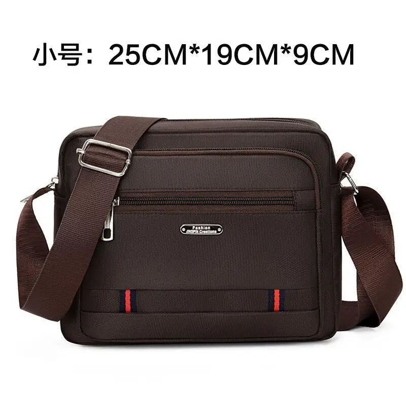 2025 New Men Bag Large-capacity Leisure Messenger Bag Waterproof Shoulder Bag Business Travel Bag Men