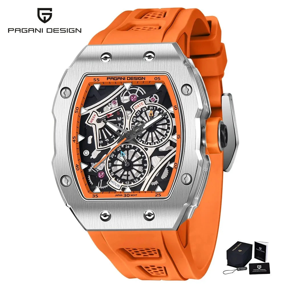 2024 New PAGANI DESIGN Mens Watches Quartz Top Brand Luxury Wristwatch Men Automatic Time Watch for Men Waterproof Sapphire
