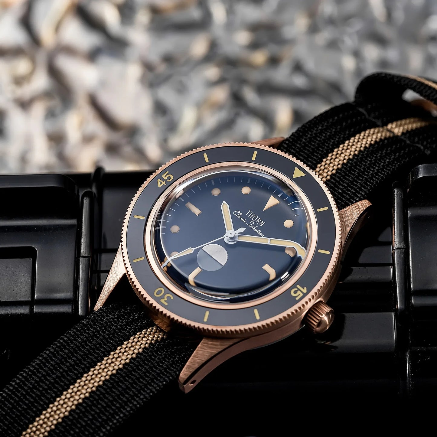 THORN 50 Fathom Watch CUSN8 Tin Bronze Non-radiation NH35 Automatic Mechanical Movement Sapphire Crystal 200M 40MM Diving Watch